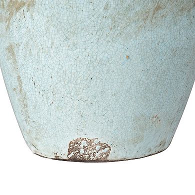 Terracotta Blue Vase