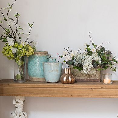 Terracotta Blue Vase