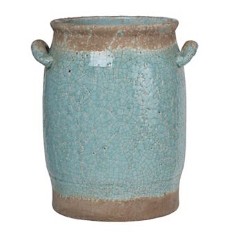 A&B Home Candia Turquoise Ceramic Vase