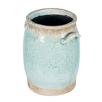 Candia Turquoise Ceramic Vase