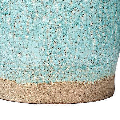 Candia Turquoise Ceramic Vase