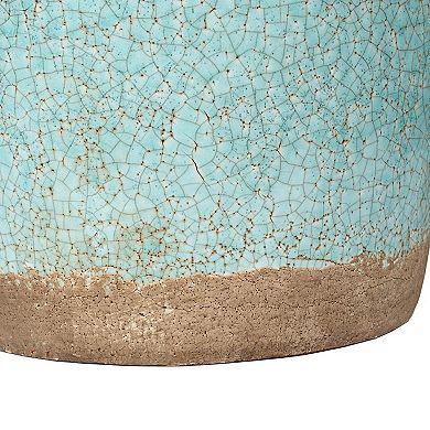 Candia Turquoise Large Ceramic Vase