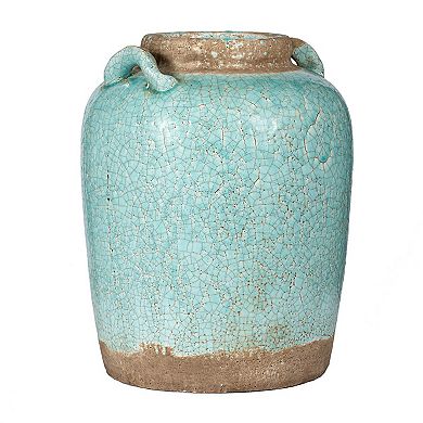 Candia Turquoise Large Ceramic Vase
