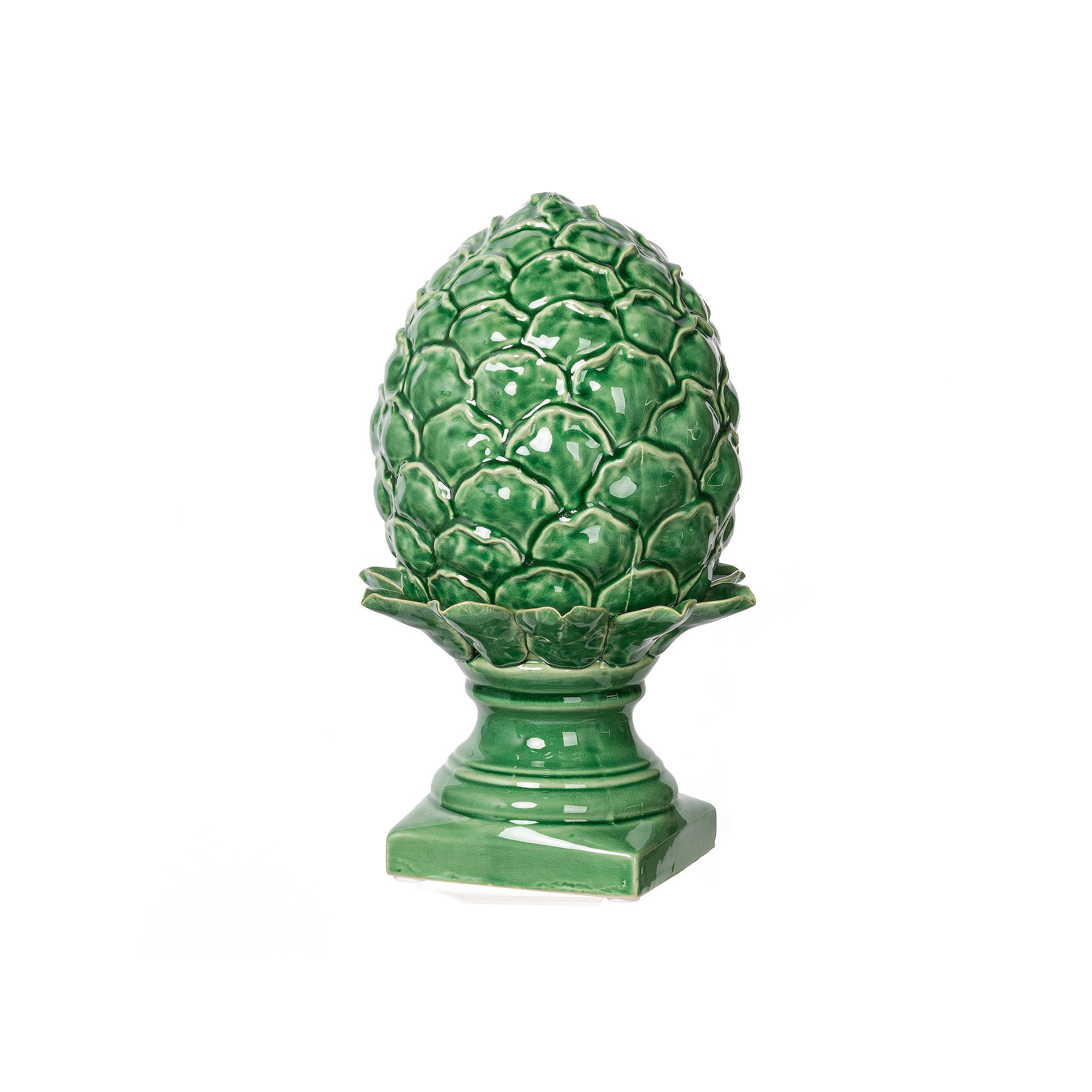 Helsa Blooming Large Artichoke Table Decor, Green