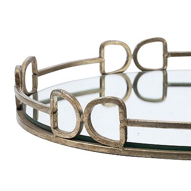 Valentina Large Round Mirror Tray