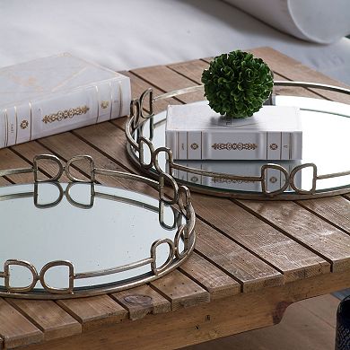 Valentina Large Round Mirror Tray