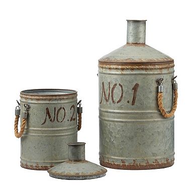 A&B Home Patchin Decorative Jug Table Decor 2-piece Set