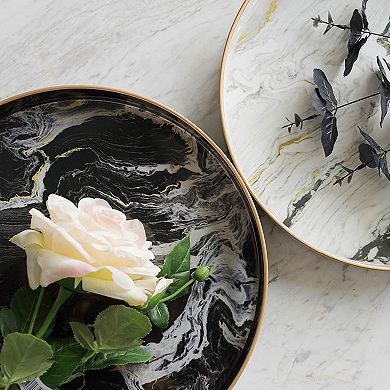 Quinn Round Tray 2-Piece Set