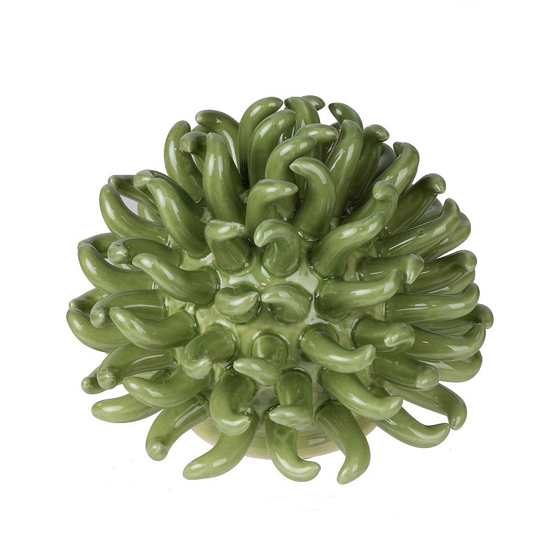 Faux Coral Table Decor, Green