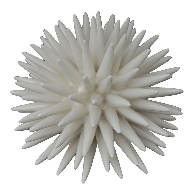 Vibrant Faux Coral Table Decor, White