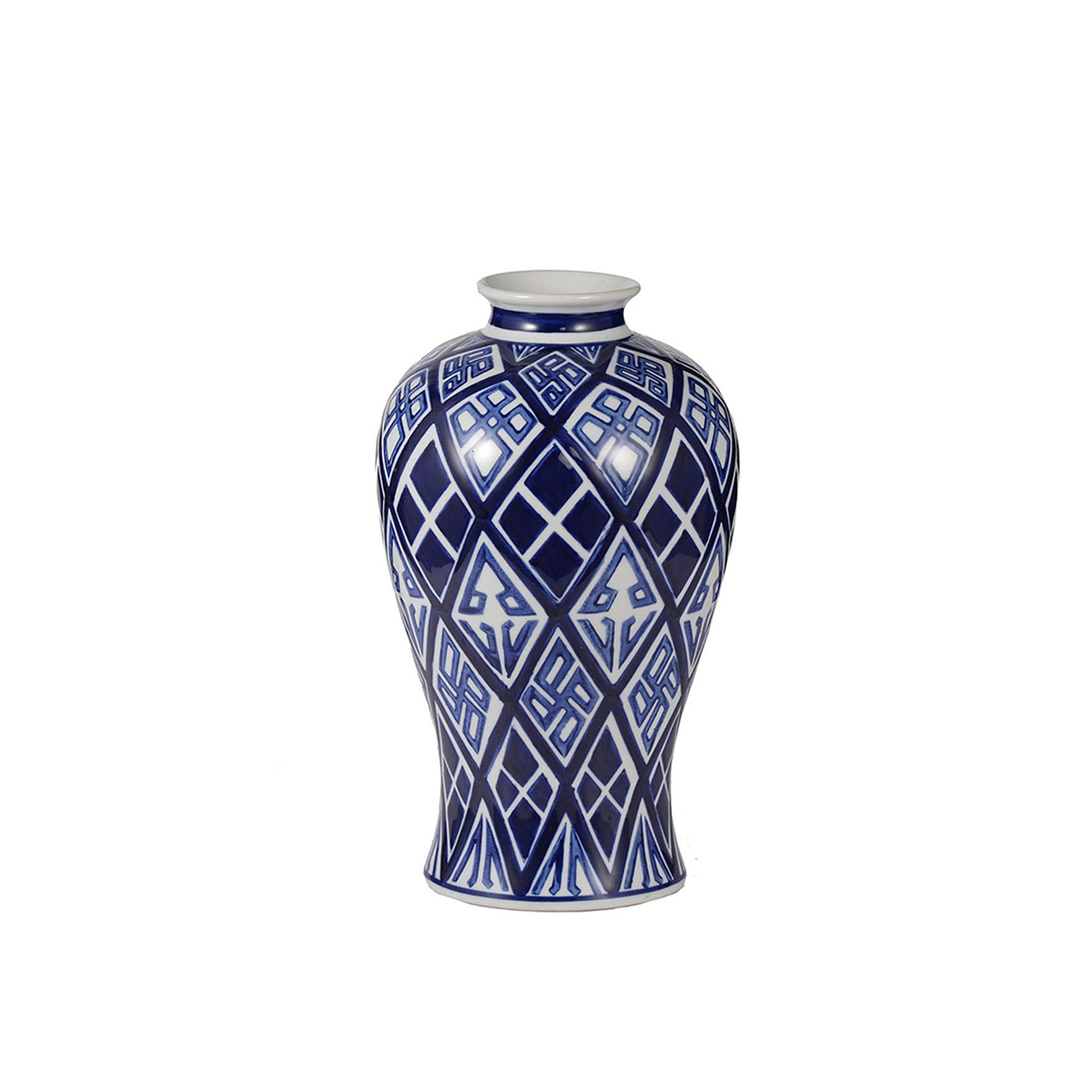 Valora Decorative Vase Table Decor, Blue