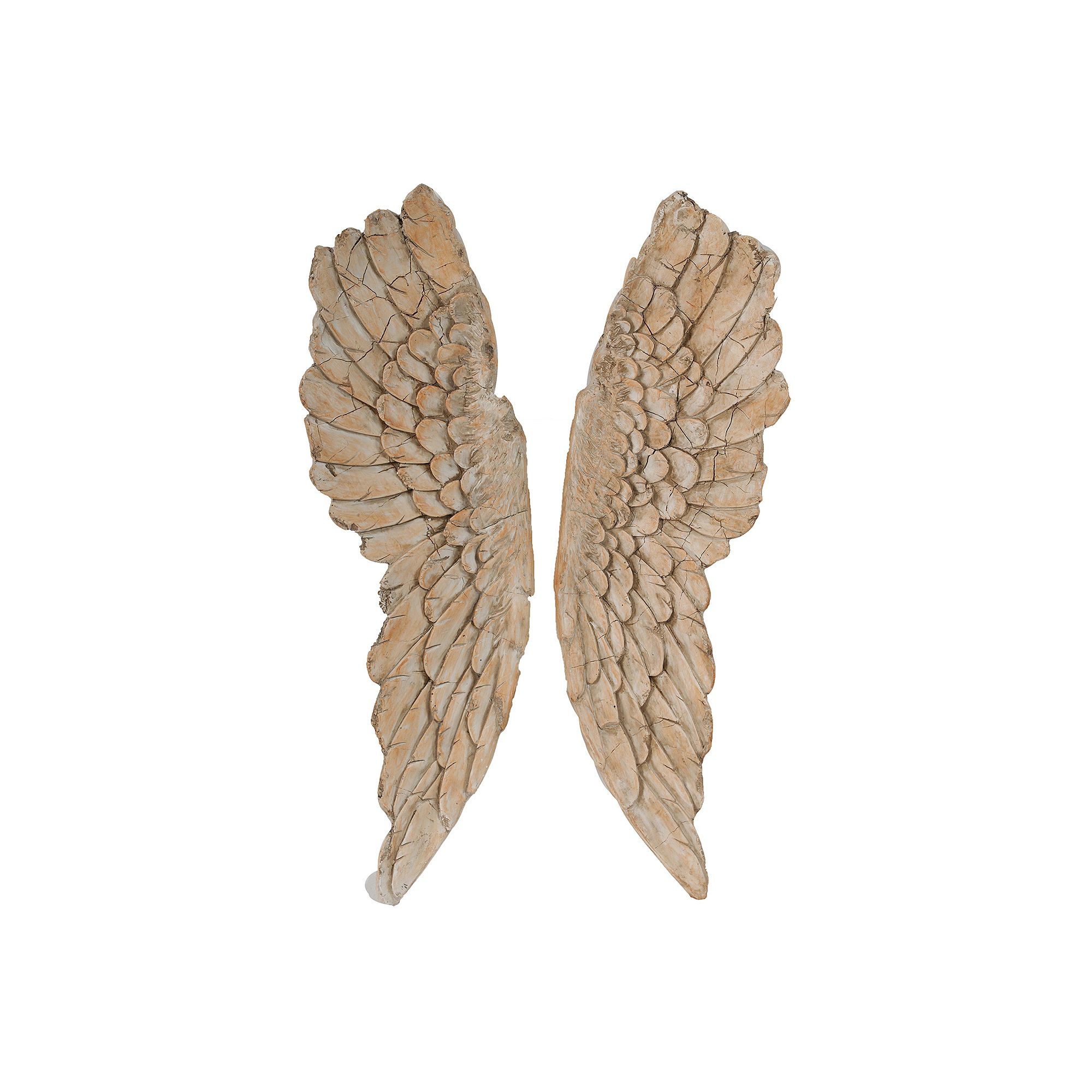 Soar Angel Wings Wall Decor 2-piece Set, Brown