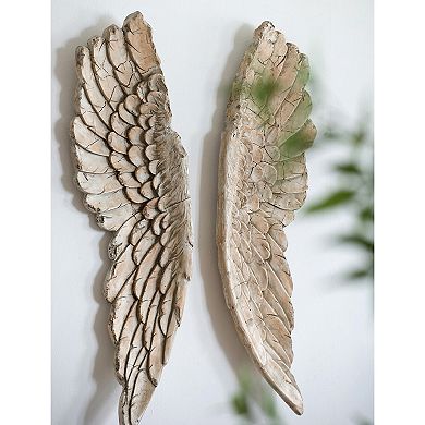 Soar Angel Wings Wall Decor 2-piece Set