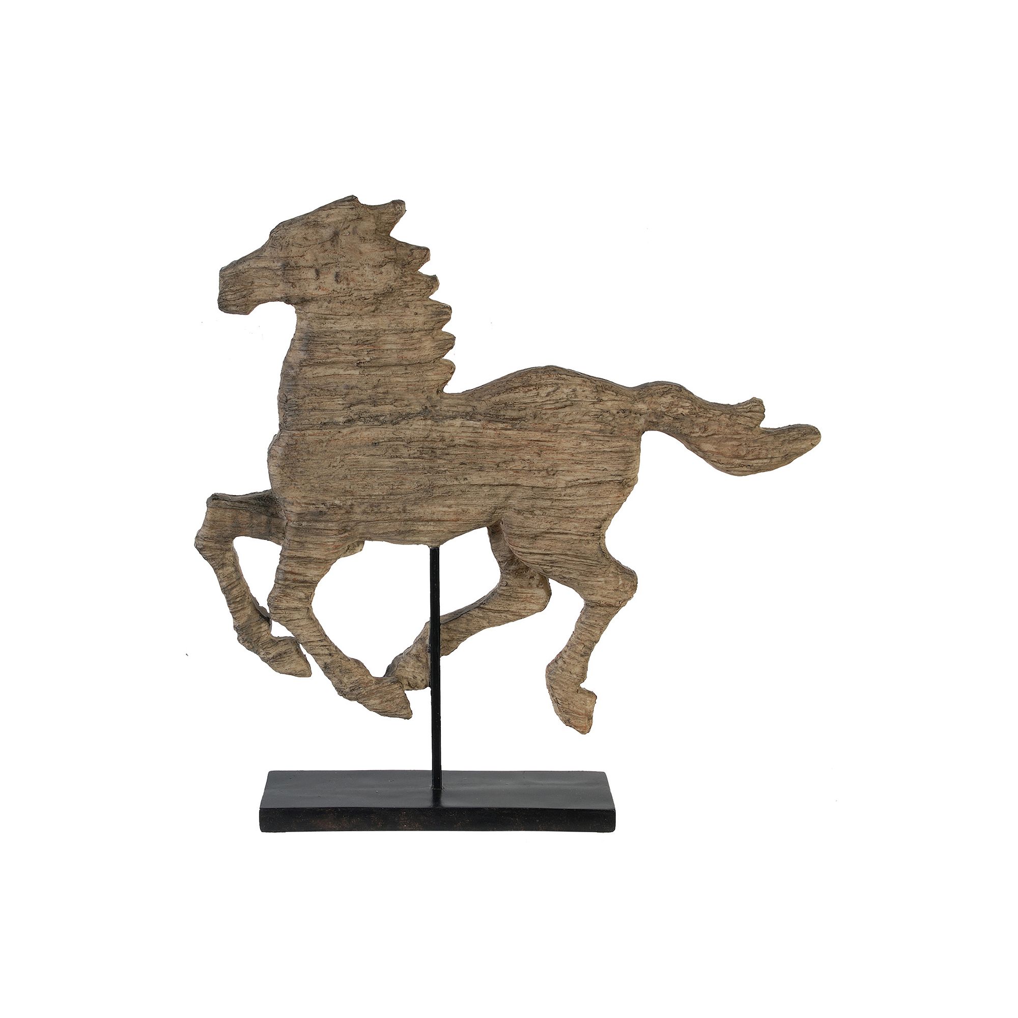 Defiance Spirited Horse Table Decor, Brown