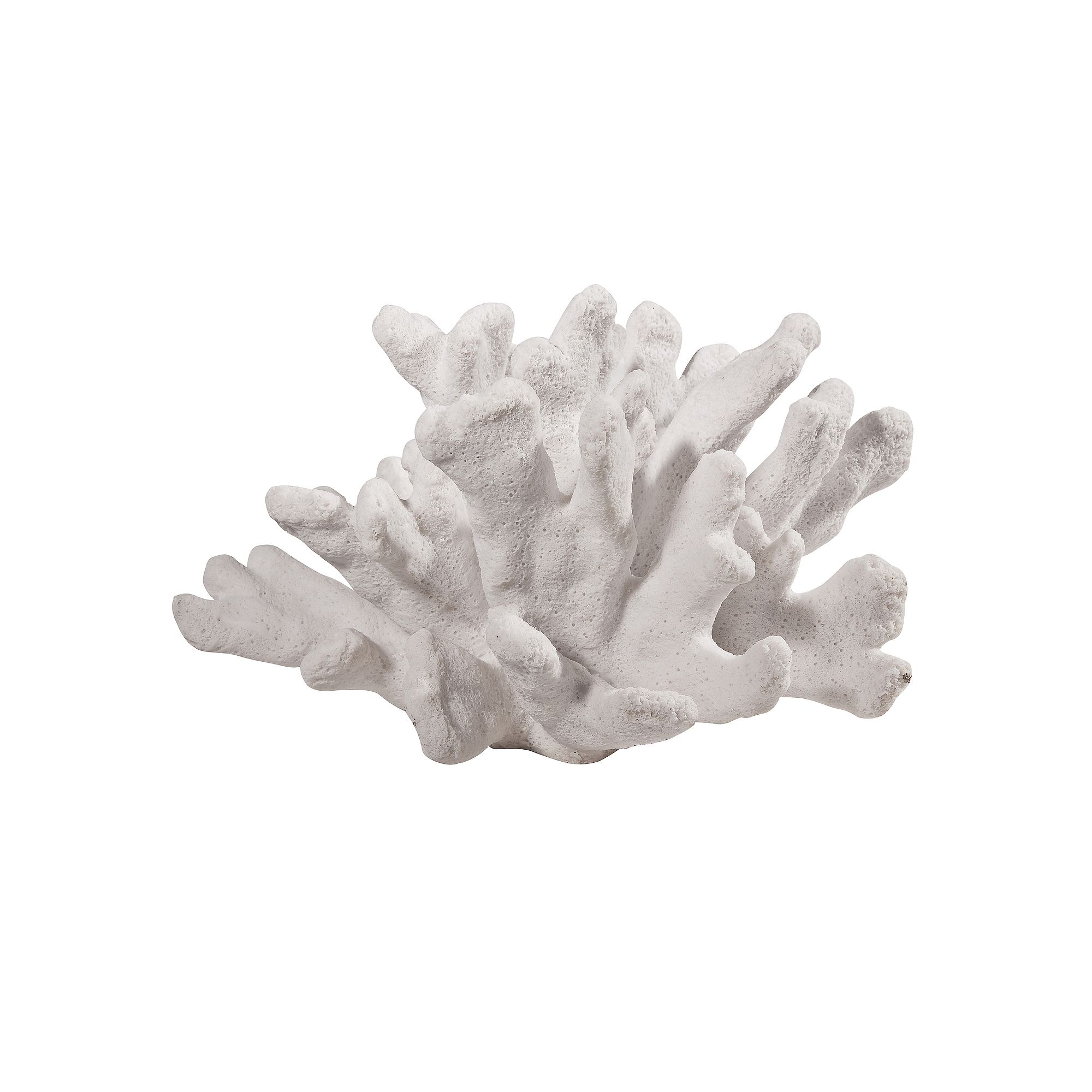 Inna Faux Elkhorn Coral Table Decor, White
