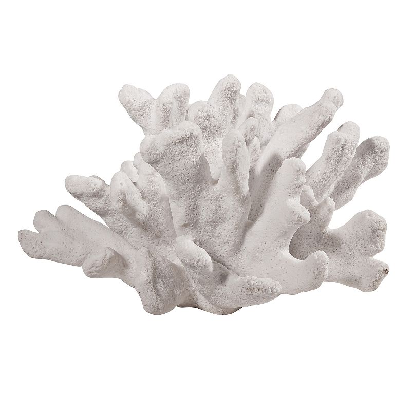 Inna Faux Elkhorn Coral Table Decor, White