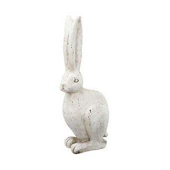 Small White Rabbit Figurine Table Decor