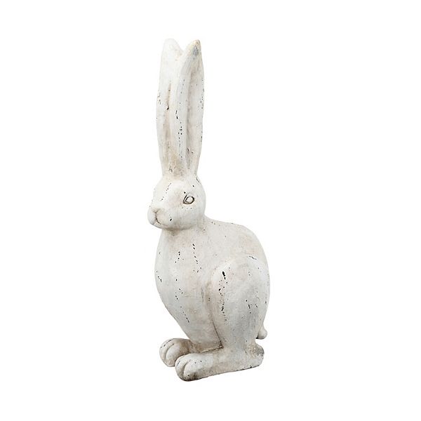 Small White Rabbit Figurine