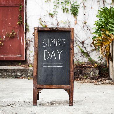 A&B Home Tratteria Blackboard Stand Floor Decor