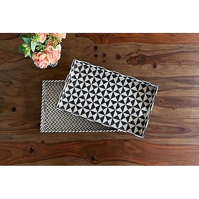 Hanley Geometric Decorative Tray Table Decor