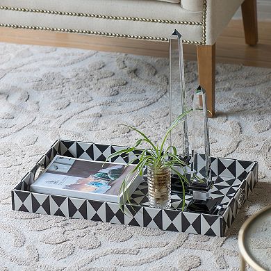 Hanley Geometric Decorative Tray Table Decor