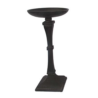 A&B Home Fabius Matte Black Candle Holder