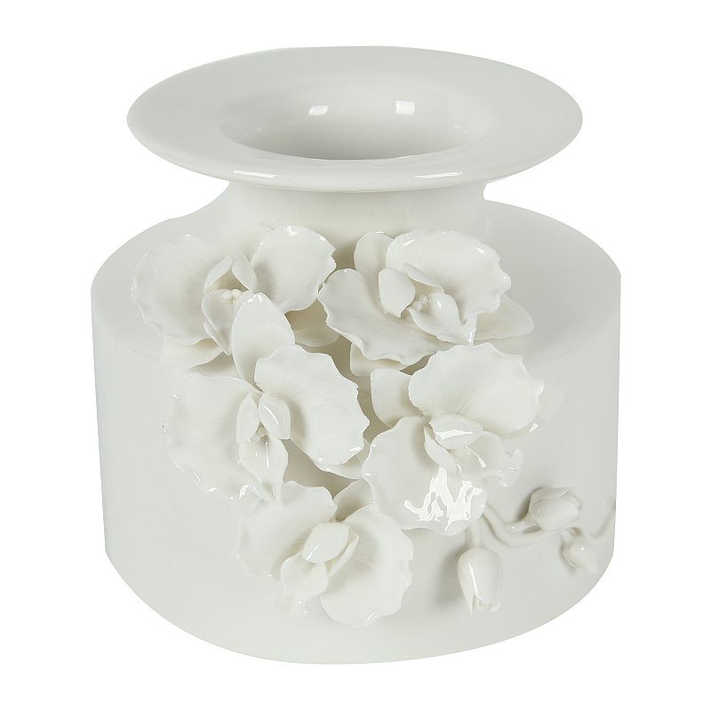 33289807 White Floral Vase sku 33289807