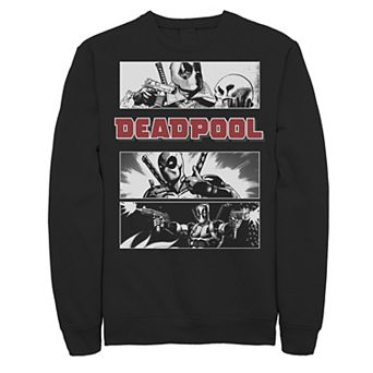 Men's Marvel Deadpool Comic Panels Sweatshirt