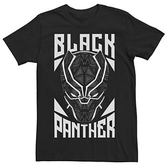Men's Marvel Avengers Black Panther Geometric Helmet Tee