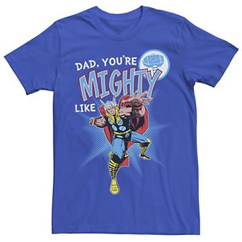 Men's Marvel Thor Mighty Dad Father's Day Tee
