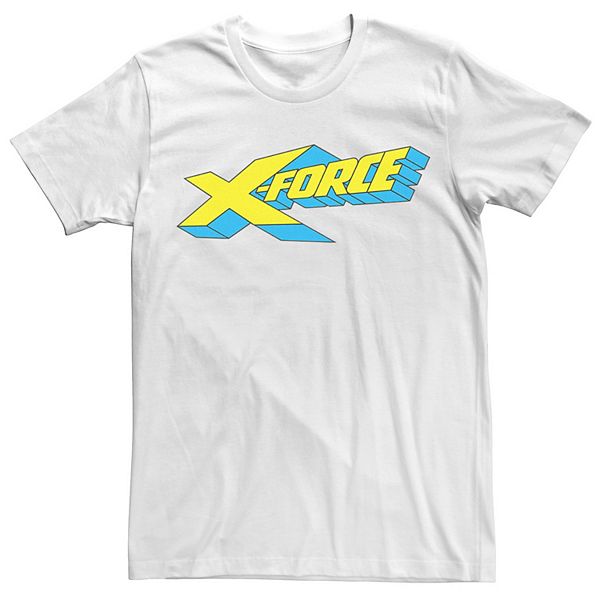 Men S Marvel X Men X Force Bold Bright Logo Tee