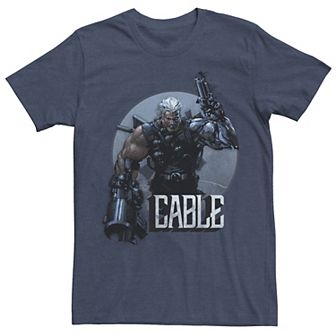 Men's Marvel X-Men Cable Guns & Action Vintage Tee