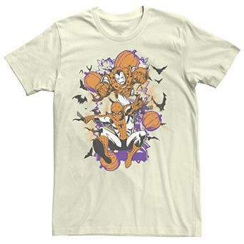 Men's Marvel Iron Man & Spider-Man Halloween Tee