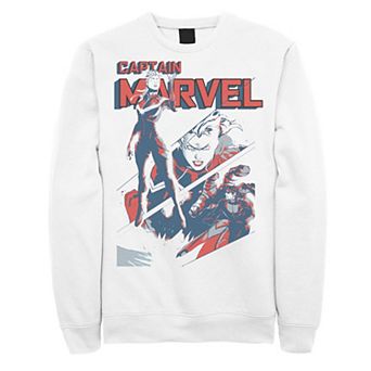 Men's Marvel Captain Marvel Earth's Mightiest Hero Intro Sweatshirt