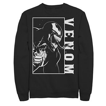 Men's Marvel Venom Side View Tongue Out Sweatshirt