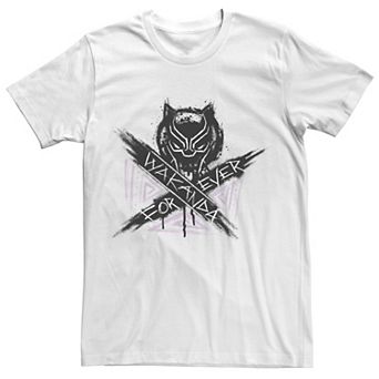 Men's Marvel Black Panther Painted "Wakanda Forever" Graphic Tee