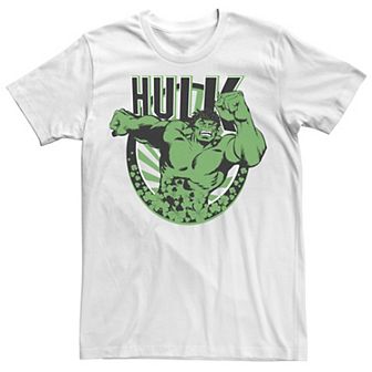 Men's Marvel Hulk St. Patty's Day Circle Logo Tee