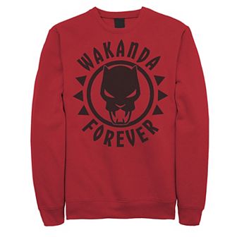 Men's Marvel Black Panther Circle Panther Logo Fleece