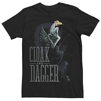 Men's Marvel Cloak & Dagger Dragon Statue Graphic Tee