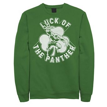 Men's Marvel Black Panther St. Patty's Lucky Panther Sweatshirt