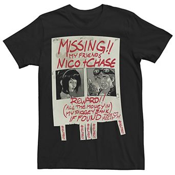 Men's Marvel Runaways Missing Poster Tee