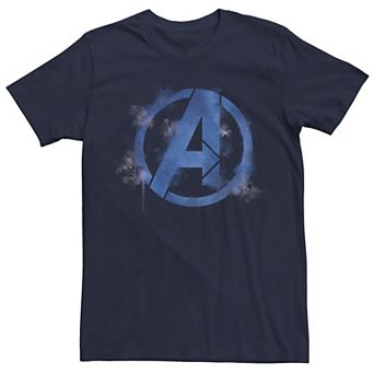 Men's Marvel Avengers Endgame Spray Painted Avenger Symbol Graphic Tee