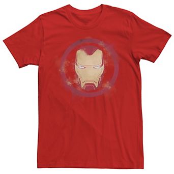 Men's Marvel Avengers Endgame Iron Man Spray Paint Logo Graphic Tee