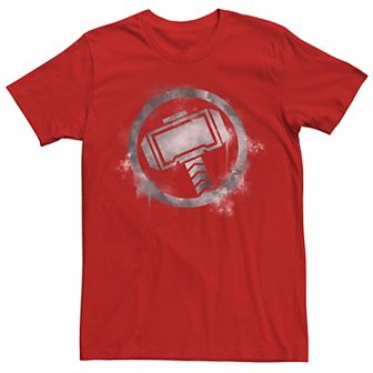 Men's Marvel Avengers Endgame Thor Spray Paint Logo Graphic Tee