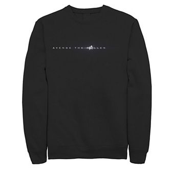 Men's Marvel Avengers Endgame Avenge The Fallen Movie Quote Logo Graphic Fleece Pullover