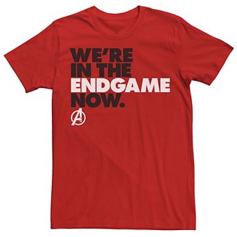 Men's Marvel Avengers Endgame We're In The Endgame Now Graphic Tee