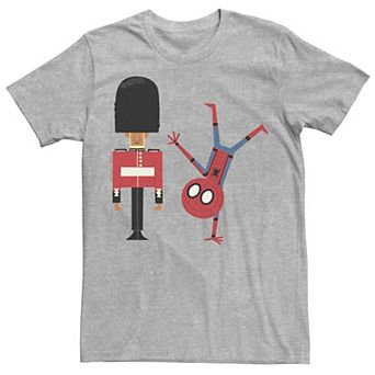 Men's Marvel Spider-Man Far From Home Handstand Portrait Graphic Tee