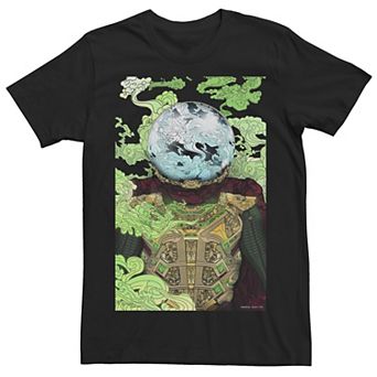 Men's Marvel Spider-Man Far From Home Mysterio Vintage Poster Graphic Tee