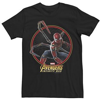 Men's Marvel Infinity War Spider-Man Iron Circle Graphic Tee