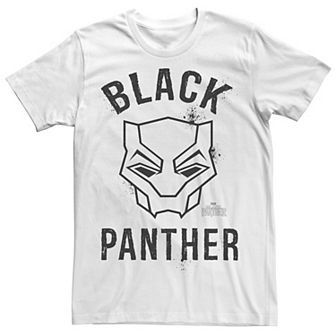 Men's Marvel Black Panther Movie Collegiate Graffiti Mask Graphic Tee